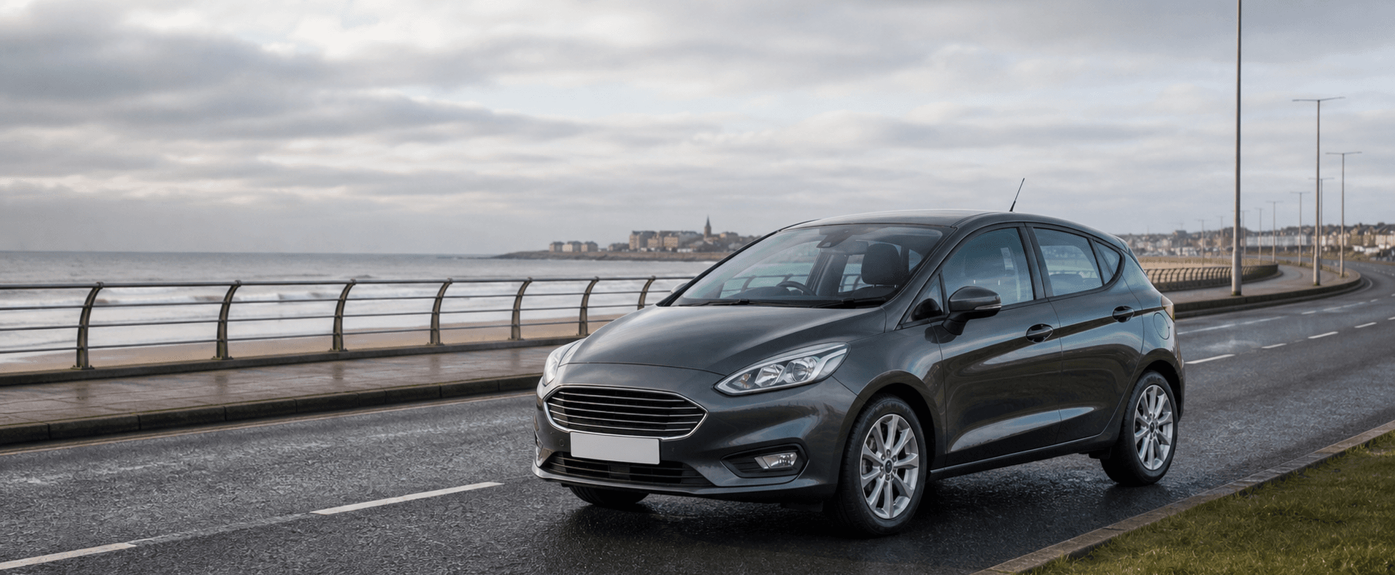 Compact hire car ready for practical travel around Poulton-le-Fylde