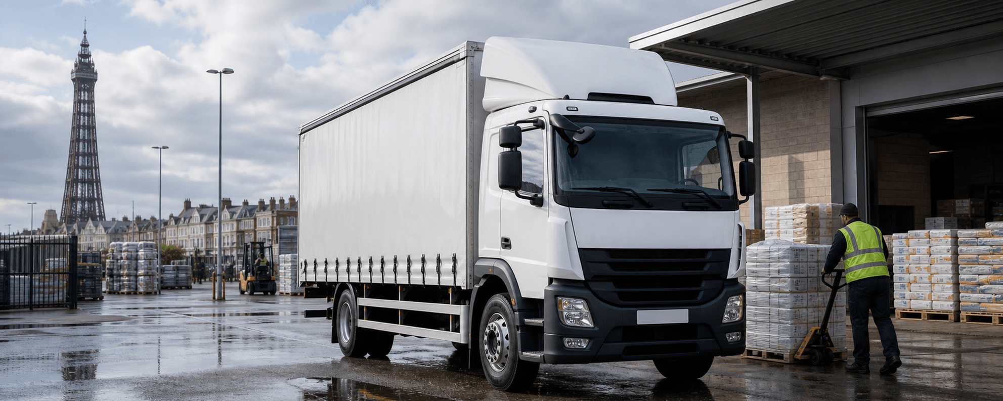 Self-drive truck available for heavier transport in Blackpool